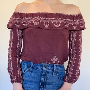 Over The Shoulder Blouse